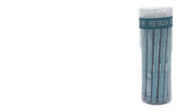 Leticia Well - Kohl / Kajal Oogpotlood / Eyeliner Pencil - Turquoise Groen/Verde Turquesa/Green Turkoise - Nummer 3005 - Koker