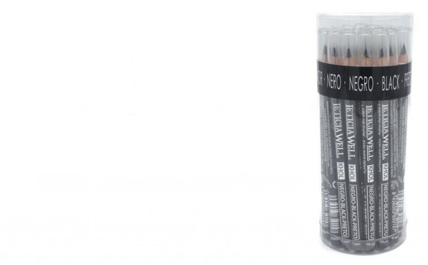 Leticia Well - Kajal oogpotlood - Zwart/Black - 1 stuks - Nummer 3020 - Koker