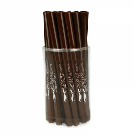 Lovely Pop Cosmetics - Bruin oogpotlood, draaibaar / Automatic Pencil - Brun Naturel - Nummer 22021 - Koker