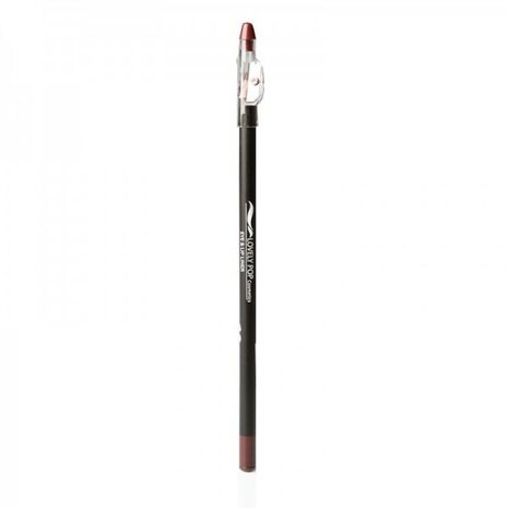 Lovely Pop Cosmetics - Extra lang oogpotlood en lippotlood met puntenslijper - Natuurlijk bruin / Eye & Lip Liner - Natural