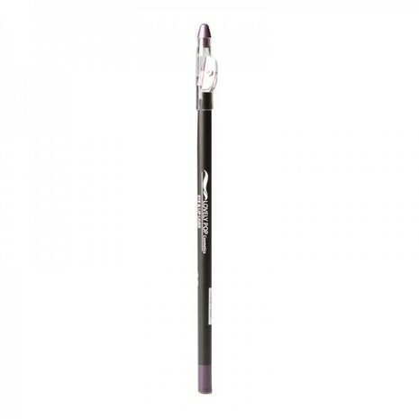 Lovely Pop Cosmetics - Extra lang oogpotlood en lippotlood met puntenslijper - Aubergine-Donker paars / Eye & Lip Liner - n