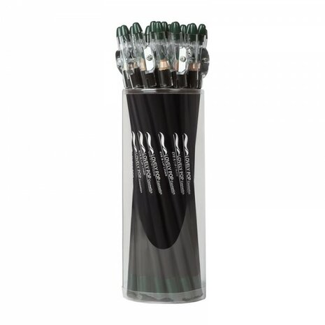 Lovely Pop Cosmetics - Extra lang oogpotlood en lippotlood met puntenslijper - Keizerlijk groen / Eye & Lip Liner - Imperia