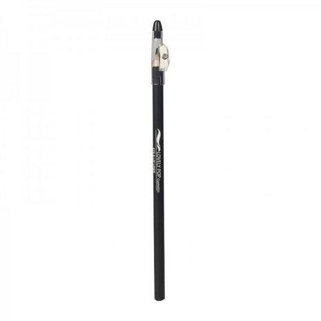 Lovely Pop Cosmetics - Extra lang oogpotlood en lippotlood met puntenslijper - Zwart / Eye & Lip Liner - Black-Noir - numme
