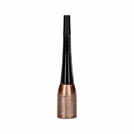 Leticia Well - Vloeibare Eyeliner - NIET WATERPROOF - Bruin - Flacon met dun, lang kwastje en 4 gram inhoud - Nummer 16 - In ve