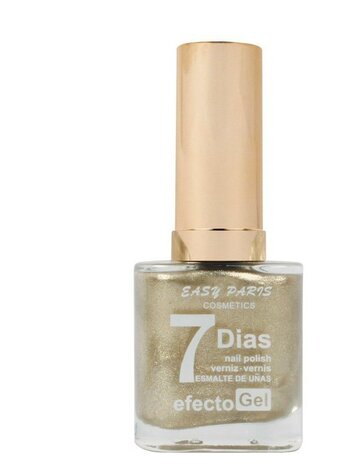 Easy Paris - Nagellak - Licht Goud Mini Glitter/Shimmer/Metallic - 1 flesje met 13 ml inhoud - Nummer 050