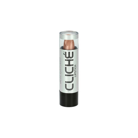 Cliché - Lipstick / Lippenstift - Rosé Licht Goud / Licht Bruin / Nude Parelmoer Metallic - Nummer 12 - 1 Stuks -
