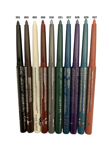 Easy Paris - Bruin oogpotlood & lippotlood, draaibaar / Automatic Eye & Lip Pencil - Waterproof - Nummer 003 Marron Cho