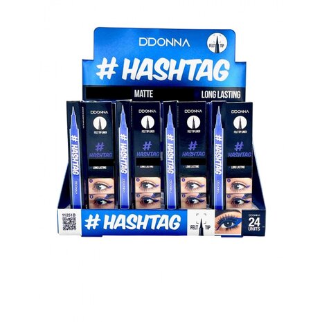 D'Donna Helder Blauw Eyeliner Helder Blauw Display