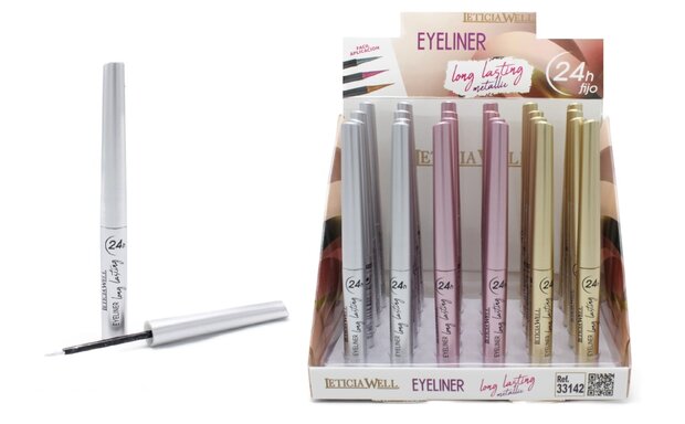Leticia Well Eyeliner Metallic Display
