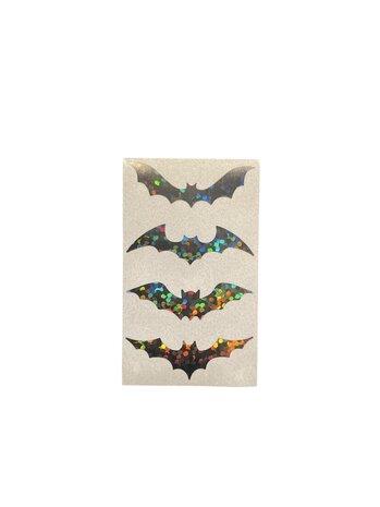 40 Halloween Vleermuis stickers In het licht