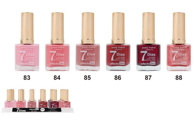 Easy Paris Nagellak 083 Warm Pastel Roze Display