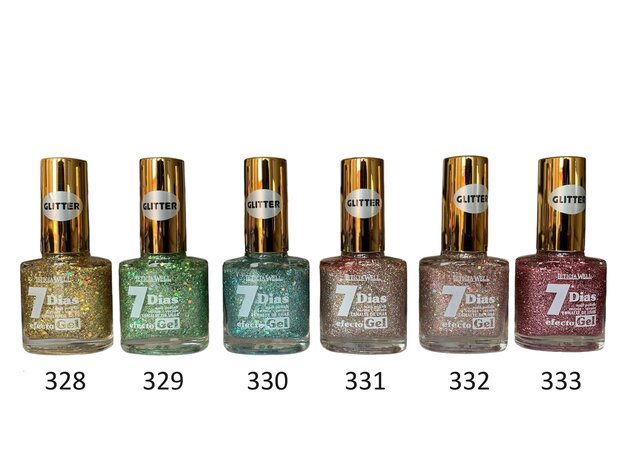Leticia Well Glitter Nagellak 328 329 330 331 332 333
