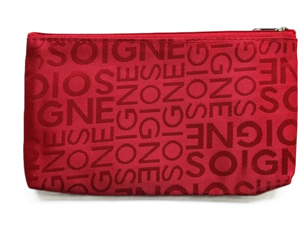 soigne make-up tasje rood voorkant