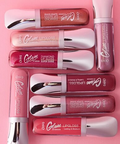 Glam of Sweden Glossy Shine Lip Gloss 01 Dazzling - Sfeerimpressie