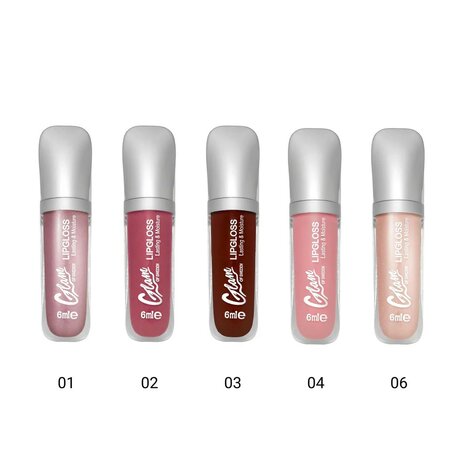 Glam of Sweden Glossy Shine Lip Gloss 06 Fair Pink Licht Roze - Kleuren met nummer