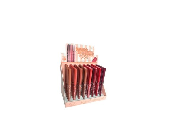 Easy Paris Lip Pencil Lippotlood In Display
