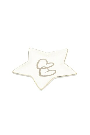 Yehwang Keramiek Sieraden Display Schaaltje Love Zijaanzicht