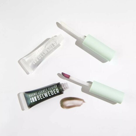 Belweder Vloeibare Lippenbalsem Liquid Lip Balm Aloe Vera Cristallin and Magical Green Sfeerimpressie