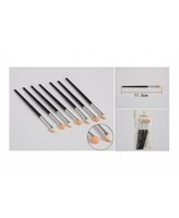 Wynie - 7 stuks oogschaduw applicator - 11,3 cm lang - in 1 blisterverpakking