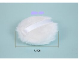 Wynie - Fluffy make-up spons / Poederdons - Wit