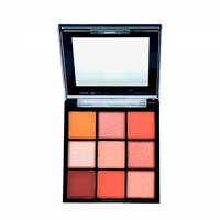 D'Donna - 24K Diamonds Bright & Matte Oogschaduw - 9 Tinten goud/oranje/bruin/terra - 1 Palette met 13 gram inhoud