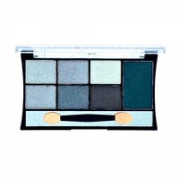 D'Donna - Color Palette Oogschaduw - Planet Gris - Grijs/Zilver/Zwart - 1 doosje met applicator en spiegeltje