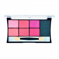 D'Donna - Color Palette Oogschaduw - Planet Rosa - Roze/Zwart - 1 doosje met applicator en spiegeltje