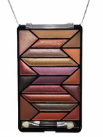 Lovely Pop Cosmetics - Oogschaduw Palette Horizon Terra Shine - 19 stijlvolle, matte en shimmer tinten bruin, zwart, paars, lila, roze en groen - 1 doos met applicator - Nummer 54613