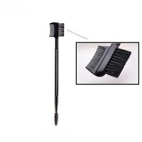 3-in-1 Borstel en kam voor wimpers en wenkbrauwen - Zwart