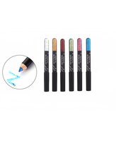 Wynie - Star Glitter - 6 Oogschaduw Potlood - Zilver/Goud/Bruin/Roze/Groen/Blauw - Set met 6 stuks