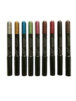 Wynie - Star Glitter - 9 Oogschaduw Potloden - Zilver/Goud/Zwart/Rood/Roze/Groen/Blauw/Bruin/Warm Donker Rood - Set met 9 stuks