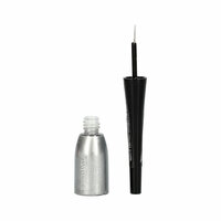 Leticia Well - Vloeibare Eyeliner - NIET WATERPROOF - Zilver Grijs - Flacon met dun, lang kwastje en 4 gram inhoud - Nummer 11
