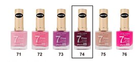 Easy Paris - Nagellak - Mat Warm Paars - 1 flesje met 13 ml inhoud - Nummer 074