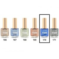 Easy Paris Cosmetics - Nagellak - Blauw Metallic - 1 flesje met 13 ml inhoud - Nummer 170