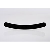 Lovely Pop Accessories - Gebogen / Boemerang Nagelvijl - Zwart - 17,7 cm lang - 2 cm breed - 3 mm dik - 1 stuks in blisterverpakking