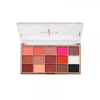 Lovely Pop Cosmetics - Oogschaduw Palette - 15 Tinten bruin/goud/abrikoos/beige/roze/wit/zwart - 1 Doos met 21 gram inhoud - Afmeting doos: 16,2 x 8,3 centimeter - Nummer 06