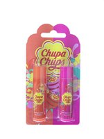Chupa Chups - Lippenbalsem - Orange Pop - Strawberry Swirl - In blisterverpakking