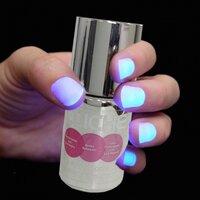 Cliché - Fluorescerende Transparante Top Coat - Licht op in Black Light en UV Light - Is geen Glow in the Dark, dus transparant bij daglicht - 1 Flesje met 11 ml