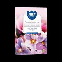 Aura - Geur Theelichtjes / Geurkaarsen / Geur Waxinelichtjes / Scented Candles - Boeket Bloemen/Flower bouquet - 1 doosje met 6 waxinelichtjes