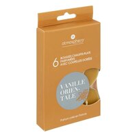 Atmosphera Createur D'Interieur - Geur Theelichtjes - Geurkaarsen - Waxinelichtjes - Geurende Theelichtkaarsen - Scented Tealight Candles - Oriëntaalse Vanille - Vanille Orientale - 1 doosje met 6 waxinelichtjes