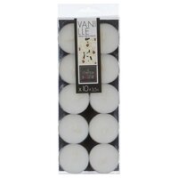 Atmosphera Geurtheelichtjes - 10x stuks - vanille geur - was/paraffine - 3,5 branduur