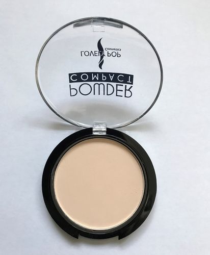Lovely Pop Cosmetics Compact poeder 01 vanille - zeer lichte tint - lichte huid