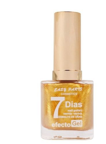 Easy Paris Cosmetics - Gel Effect Nagellak 13 ml. - 54 - Geelgoud metallic/mini glitter/shimmer