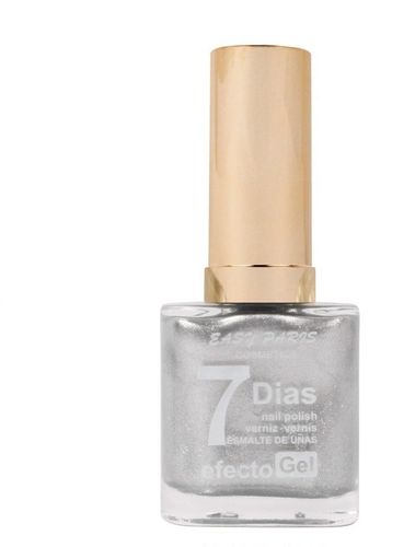 Easy Paris Cosmetics - Gel Effect Nagellak 13 ml. - 53 - Zilver metallic/mini glitter/shimmer